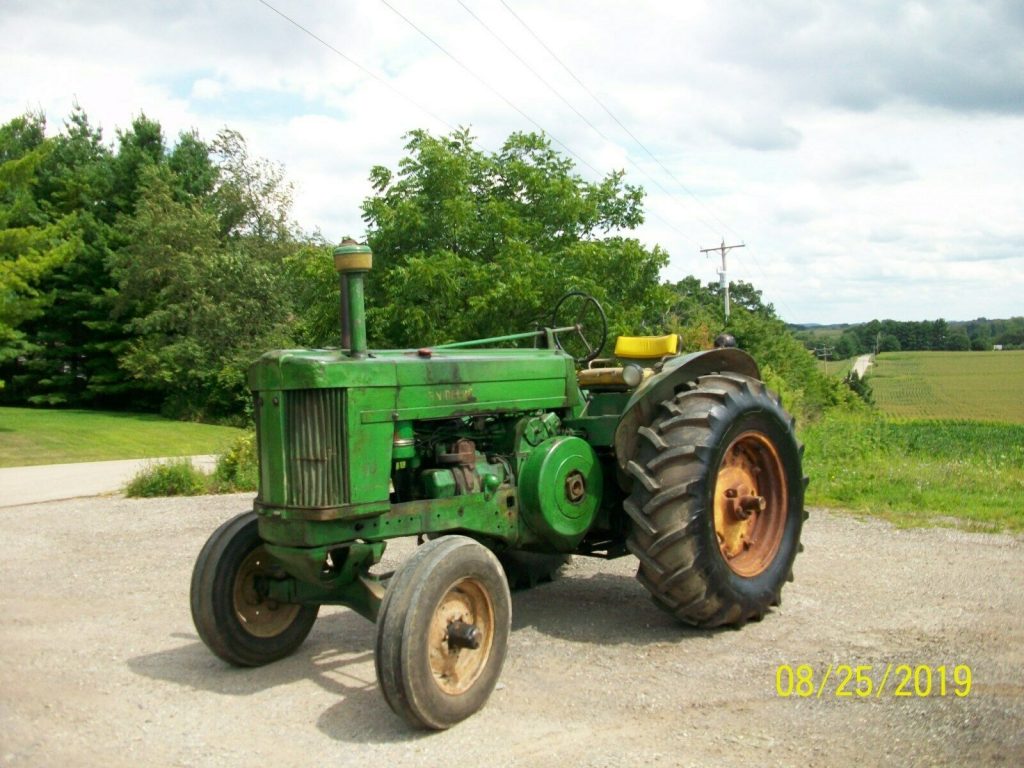 1955 John Deere 70 Gas Standard Wheatland Antique Tractor NO RESERVE Runs Great