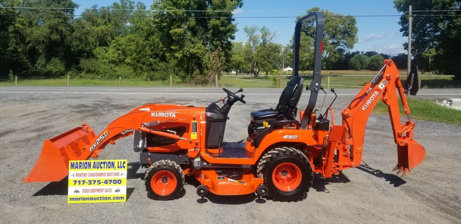 2016 Kubota Bx25dlb Compact Used Tractors For Sale